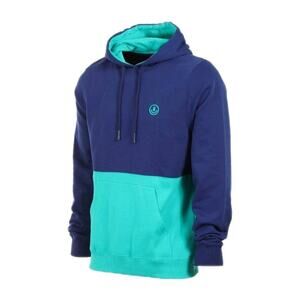 Neff Headwear Split Hoodie Mens Medium Graphic Pullover 2 Tone Blue Sweatshirt